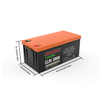 12V 200Ah LiFePO4 BMS Battery Packs Deep Cycle LFP Lithium Solar RV Marine Storage li-ion Battery